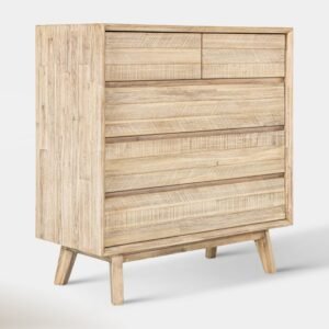 5 Drawer Chest - Washed Oak